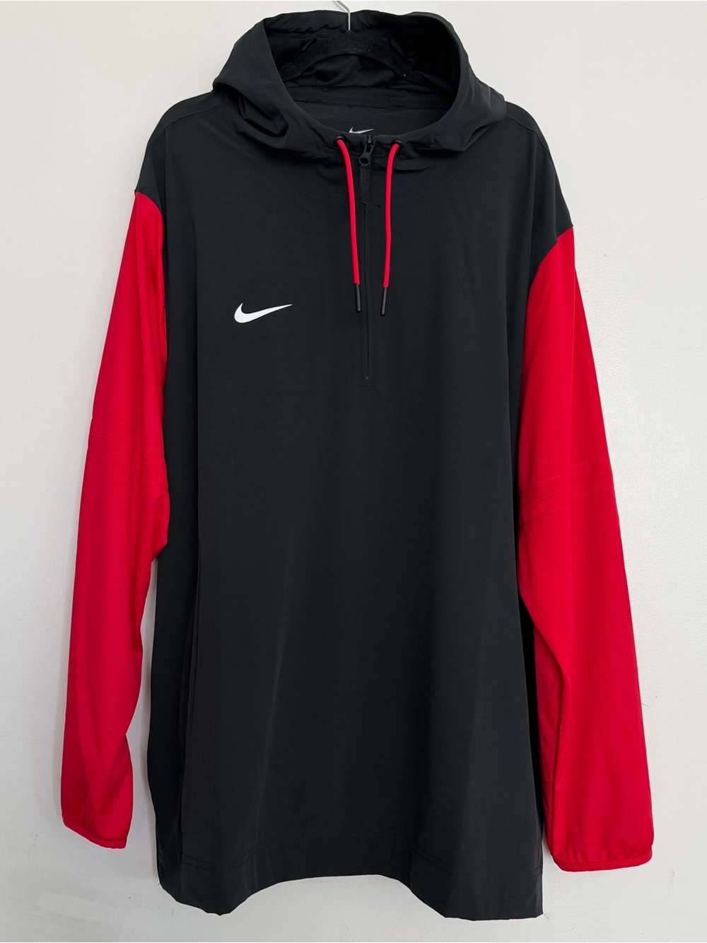 Men’s Nike Pregame 1/4 Zip Player Coach Jacket Black 014 Size 3XL